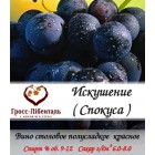 Вино  "Искушение" ( Спокуса ) полусладкое красное