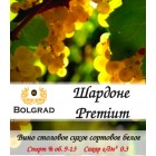 Вино сортовое сухое "Шардоне Premium" белое 